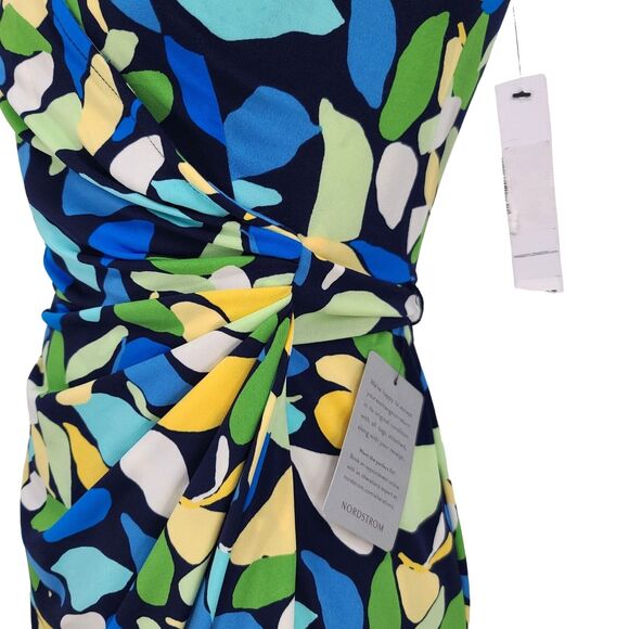 Maggy London NWT Printed Wrap Dress Size 2 - Picture 6 of 9